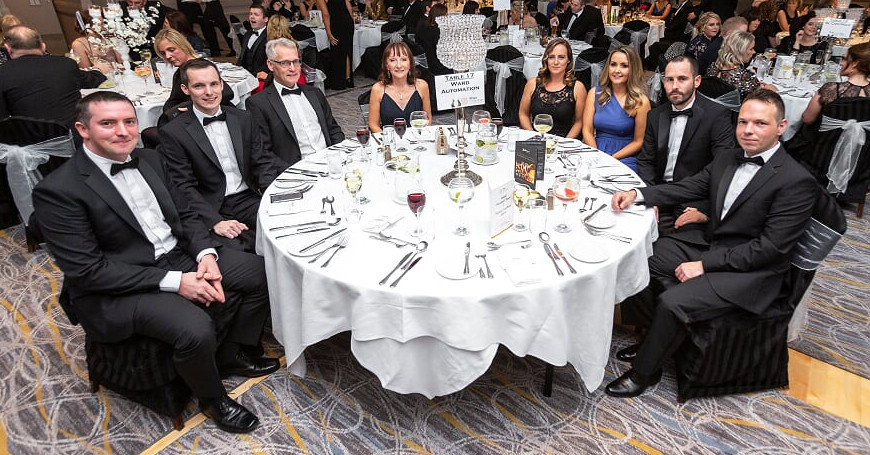 The Ward Automation team at the 2019 Sligo Chamber Excellence Awards